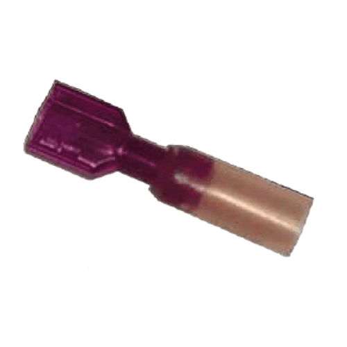 22-18 AWG Fully Insulated Heat Shrink .250 Female Quick Connect (100/Pkg.)