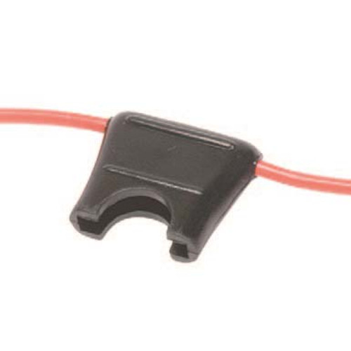 Standard Fuse Holder - 12? Wire - 18GA, 10 Amp, Orange Wire (1000/Bulk Pkg.)