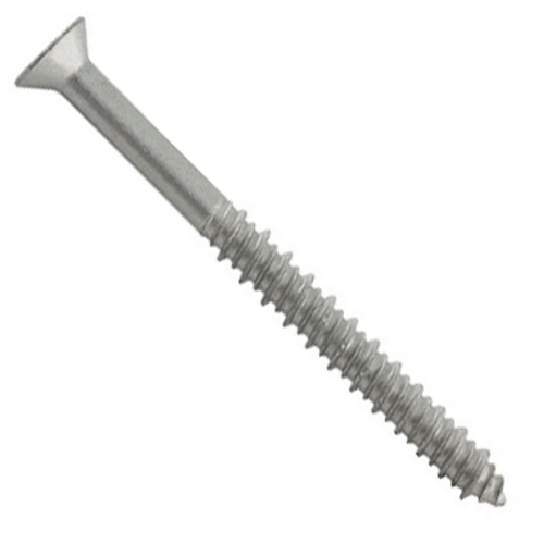 DeWalt Ultracon+ Concrete Screw Anchor 1/4" X 3 3/4": Light/Medium Duty, Phillips Flat Trimfit Head, Silver (500/Pkg.) #DFM2ELG891