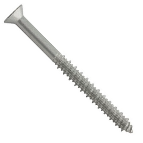 DeWalt Ultracon+ Concrete Screw Anchor 1/4" X 4": Light/Medium Duty, Phillips Flat Trimfit Head, Silver (500/Pkg.) #DFM2ELG921