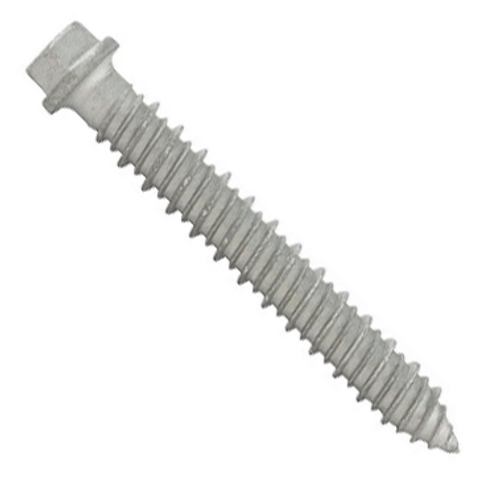 DeWalt UltraCon Concrete Screw Anchor 5/16" X 3 1/4": Light/Medium Duty, Hex Trimfit Head, Silver (500/Pkg.) #DFM5ELG497