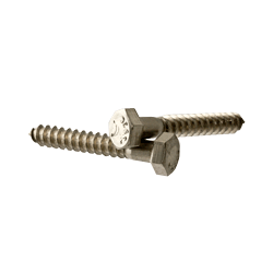 M6 x 30 mm Hex Lag Screws Stainless Steel A4 (316) (1200/Bulk Pkg.)
