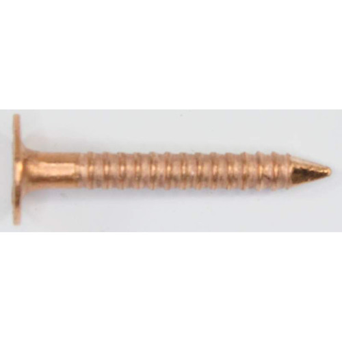 Copper Ring Shank Slating & Flashing Nails, 2", 102 Nails/lb., 25 Lb. Box