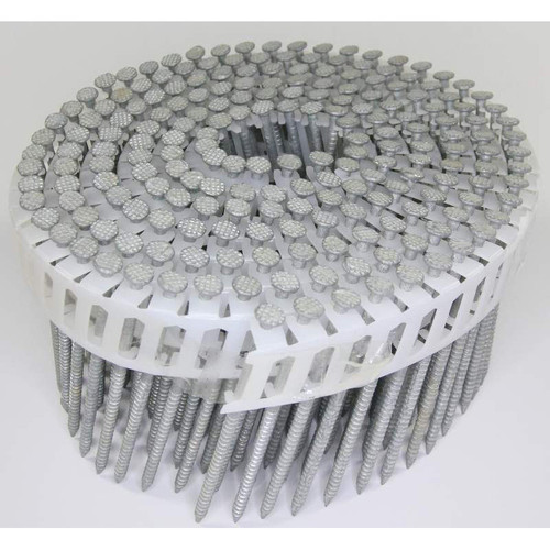 15 Degree, Wire Collated, Hot-Dip Galvanized Ring Shank Fiber Cement Siding Nails, 3", (3,200/Carton), #CLCEM119A016