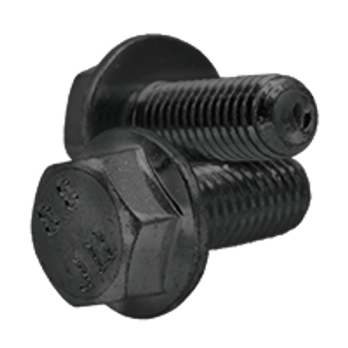 M16-2.00 X 80 mm (Partially Threaded) Coarse Metric Class 8.8 Hex Flange Bolt, Non Serrated, DIN 6921, Plain (100/Bulk Pkg.)