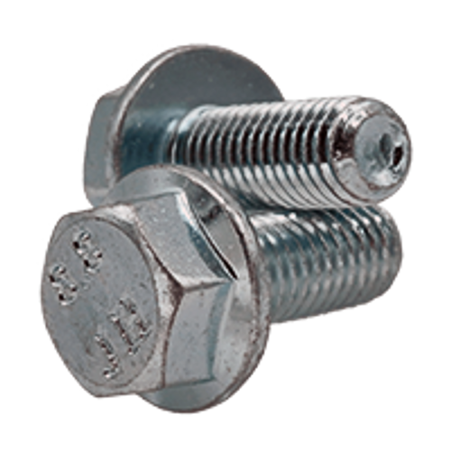 M12-1.75 X 90 mm (Partially Threaded) Coarse Hex Flange Screw Non Serrated DIN 6921 8.8 Zinc Cr+3 (200/Bulk Pkg.)