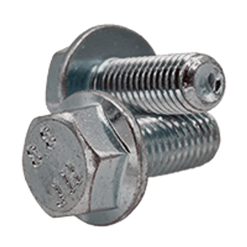 M10-1.50 X 16 mm (Fully Threaded) Coarse Hex Flange Screw Non Serrated DIN 6921 8.8 Zinc Cr+3 (600/Bulk Pkg.) M10-1.50 X 16 mm (Fully Threaded) Coarse Hex Flange Screw Non Serrated DIN 6921 8.8 Zinc Cr+3 (600/Bulk Pkg.)