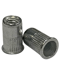 5/16-18 (.027-.150) Aluminum Small Flange Knurled Body Rivet Nuts (1500/Bulk Pkg.)
