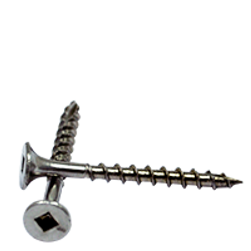 #8-8 x 2-3/4" Stainless Steel 18-8 Square Bugle Head Deck Screws (Drywall Screw) Type 17 (1500/Bulk Pkg.)