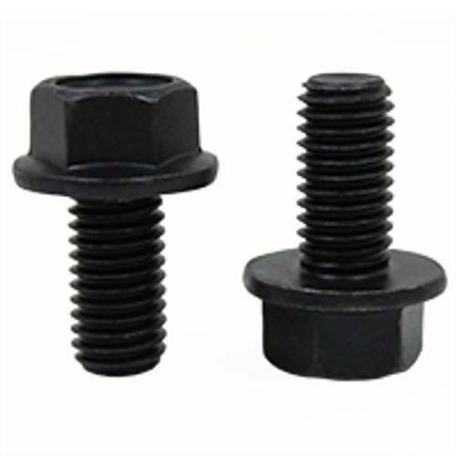 3/4"-10 x 3" Partially Threaded Grade 8 Frame Bolt, Indented Hex, Non-Serrated, Black Phosphate & Oil (70/Bulk Pkg.)