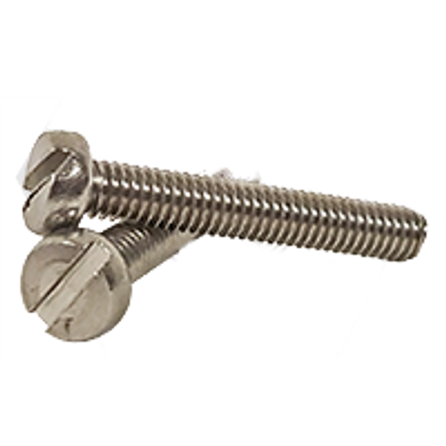 M5-0.80 x 20 mm (Fully Threaded) Stainless Steel Cheese Slotted Machine Screws, DIN 84, A2 (500/Pkg.)