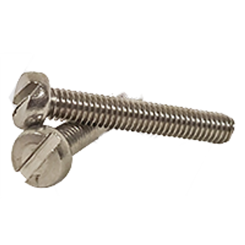M3-0.50 x 45 mm (Fully Threaded) Stainless Steel Cheese Slotted Machine Screws, DIN 84, A2 (500/Pkg.)