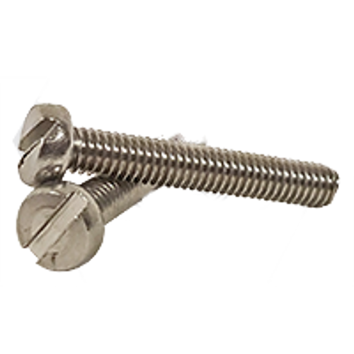 M4-0.70 x 45 mm (Fully Threaded) Stainless Steel Cheese Slotted Machine Screws, DIN 84, A2 (2000/Bulk Pkg.)