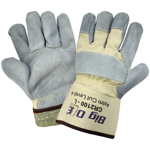 Big Ole Cut Resistant Premium Leather Palm Glove Size 8(M) 12 Pair, #CR2100-8(M)