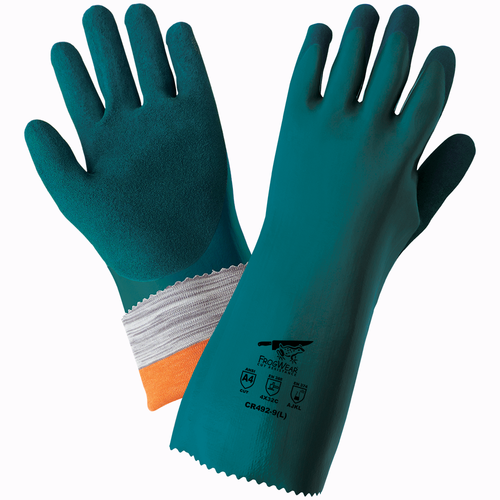 FrogWear Cut Resistance - Performance Chemical and Cut Resistant Glove Size 8(M) 12 Pair, #CR492-8(M)