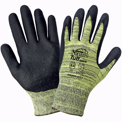 Tsunami Grip Tuff Hybrid - Palm Dipped Cut Resistant Glove Size 11(2XL) 12 Pair, #CR609-11(2XL)