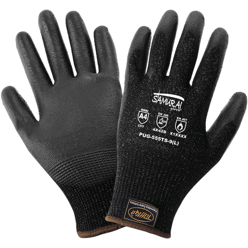 Samurai Glove- Cut/Heat Resistant Touchscreen-Compatible Coated Glove10(XL) 12 Pair, #PUG-555TS-10(XL)