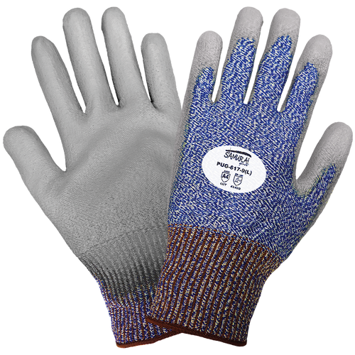 Samurai Glove- Lightweight Cut Resistant Polyurethane Coated Glove Size 10(XL) 12 Pair, #PUG-617-10(XL)