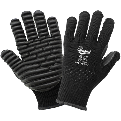 Gripter Ergonomic Lightweight Anti-Vibration Glove Size 8(M) 12 Pair, #AV1160-8(M)