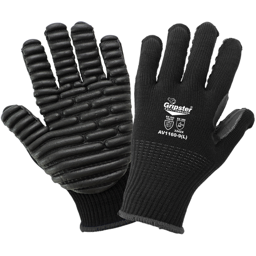 Gripter Ergonomic Lightweight Anti-Vibration Glove Size 9(L) 12 Pair, #AV1160-9(L)