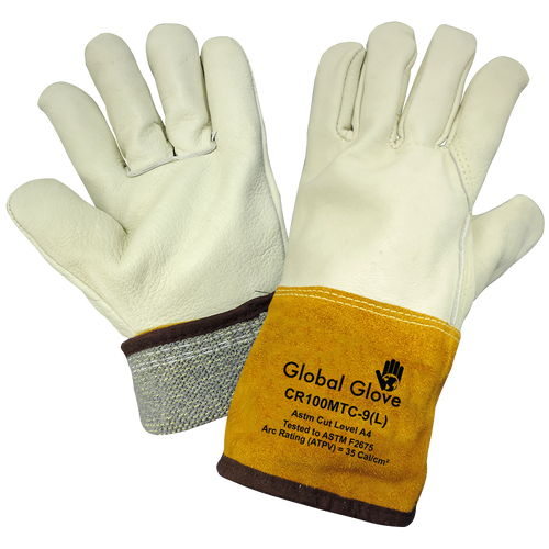 Premium Cowhide Cut Resistant Mig/Tig Welding Glove Size 7(S) 12 Pair, #CR100MTC-7(S)