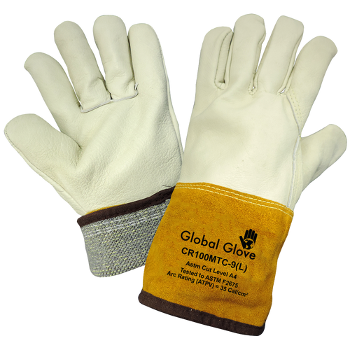 Premium Cowhide Cut Resistant Mig/Tig Welding Glove Size 10(XL) 12 Pair, #CR100MTC-10(XL)