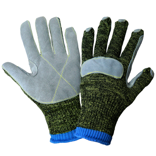 Highly Cut Resistant Leather Palm Glove Size 8(M) 12 Pair, #KS300LF-8(M)