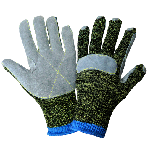 Highly Cut Resistant Leather Palm Glove Size 9(L) 12 Pair, #KS300LF-9(L)