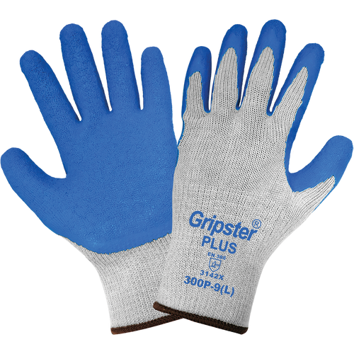 Gripter Plus - Premium Etched Rubber Glove Size 7(S) 12 Pair, #300P-7(S)