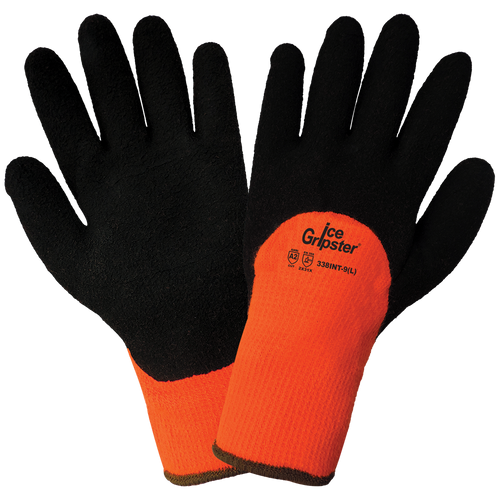 Ice Gripter - High-Visibility Low Temperature Glove Size 7(S) 12 Pair, #338INT-7(S)