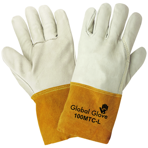 Premium Grain Cowhide Mig/Tig Welder Glove Size 10(XL) 12 Pair, #100MTC-10(XL)