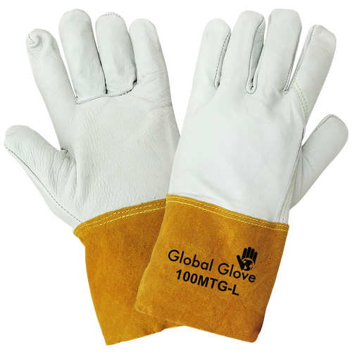 Premium Grain Goatskin Mig/Tig Welder Glove Size 10(XL) 12 Pair, #100MTG-10(XL)