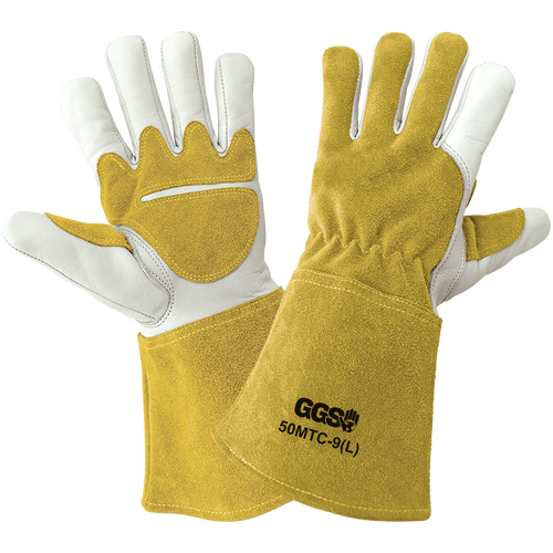 Premium Cowhide Welding Glove with Fleece Lining- Size 9(L) 12 Pair, #50MTC-9(L)