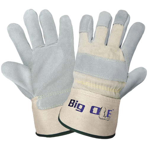 Big Ole - Premium Split Cowhide Safety Cuff Glove Size 7(S) 12 Pair, #2100-7(S)