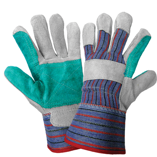 Economy Cowhide Double Palm Glove Size 9(L) 72 Pair, #2300DP-9(L)