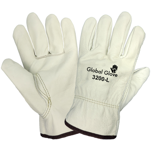 Premium Cowhide Leather Glove with DuPont Kevlar Fiber- Size 11(2XL) 12 Pair, #3200-11(2XL)