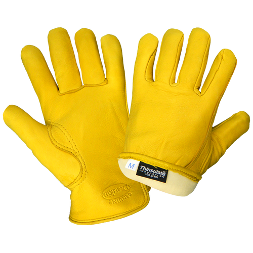 Premium Grade Deerskin Glove with 3M Thinsulate Insulation- Size 8(M) 12 Pair, #3200DTH-8(M)