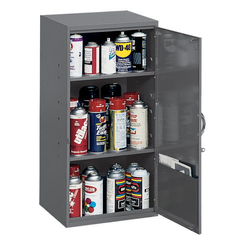 Durham Mfg Heavy-Duty Utility Storage Cabinet, 2 Adjustable Shelves, 19-7/8"W x 14-1/4"D x 32-3/4"H, Gray, DM-056-95 (1/Ea)