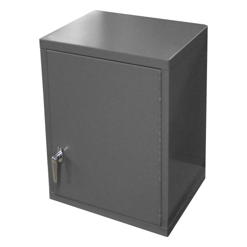 Durham Mfg Heavy-Duty Utility Storage Cabinet, 3 Shelf, 18"W x 13-11/16"D x 27"H, Gray, DM-070SD-95 (1/Ea)
