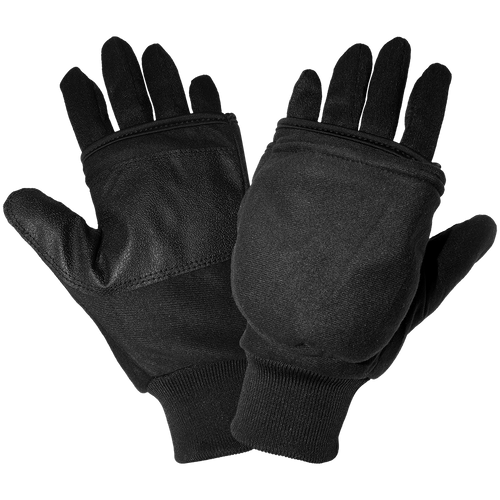 Insulated Fleece Flip-Up Mittens- Size 7(S) 12 Pair, #520INT-7(S)