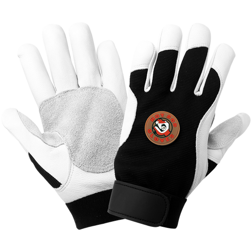 Hot Rod Glove Grain Goatskin Sports Style Glove Size 8(M) 12 Pair, #HR3008-8(M)