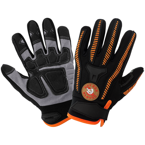 Hot Rod Glove - Impact Resistant Padded Palm Glove Size 8(M) 12 Pair, #HR8500-8(M)