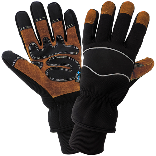 Premium-Grade Split Cowhide Leather Palm, Low Temperature, Waterproof, and Insulated Glove Size 10(XL) 12 Pair, #SG5200INT-10(XL)