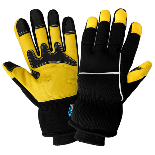 woThunder Glove - Premium-Grade Grain Deerskin Leather Palm, Low Temperature, Waterproof, Insulated Glove Size 10(XL) 12 Pair, #SG7200INT-10(XL)