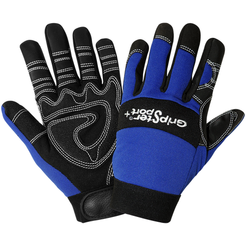 Gripter Sport+ - Spandex/Synthetic Leather Work Glove Size 11(2XL) 12 Pair, #SG9001-11(2XL)