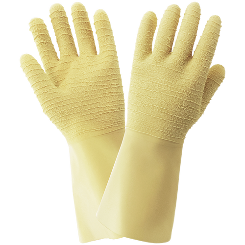 FrogWear Wrinkle Patterned Natural Rubber Unsupported Glove Size 11(2XL) 12 Pair, #190ETC-11(2XL)