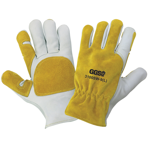 Premium Cowhide Drivers Glove Commonly Used for Spot Welding- Size 11(2XL) 12 Pair, #3100SW-11(2XL)