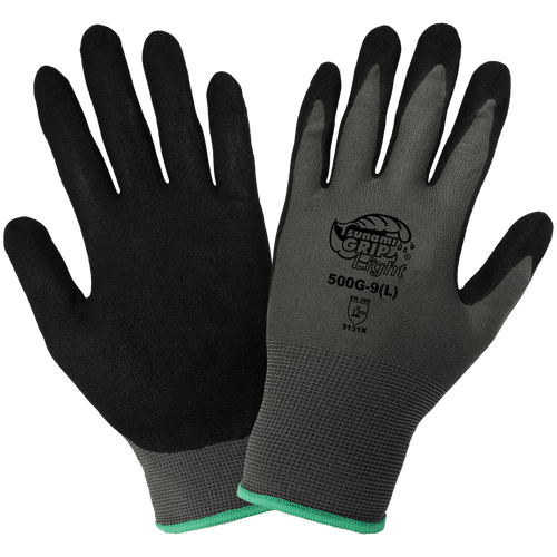 Tsunami Grip Light - Mach Finish Nitrile-Coated Glove Size 10(XL) 12 Pair, #500G-10(XL)