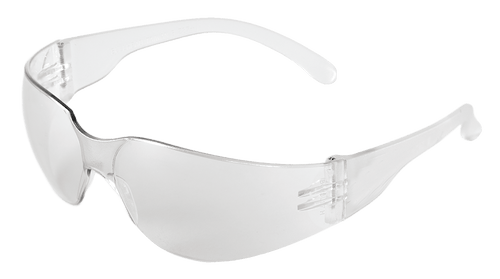 Torrent Clear Lens, Frosted Clear Frame Safety Glasses - 12 Pair, #BH111