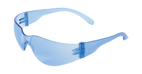 Torrent Mini Light Blue Lens, Frosted Blue Frame Safety Glasses- 12 Pair, #BH12165